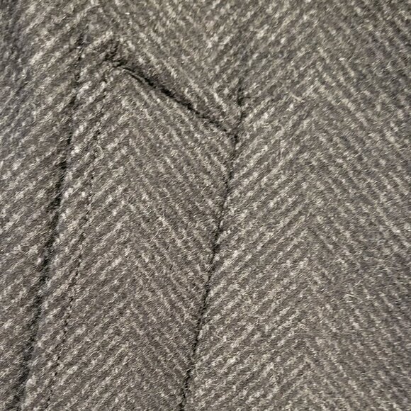 Club Monaco Loukas Herringbone Manteaux Black Mix/Noir Wool Coat - Men's, NWT - Picture 3 of 10